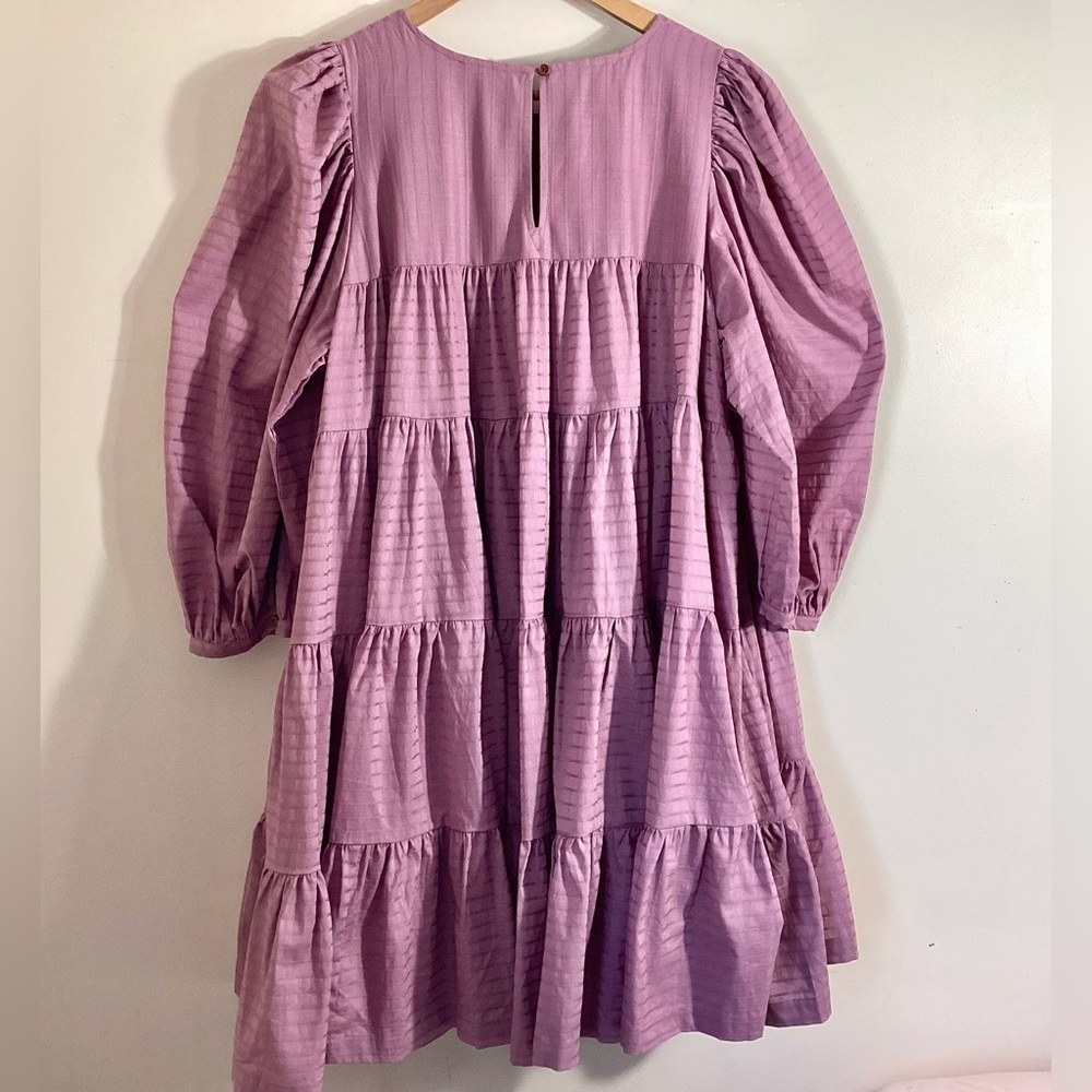 Summersalt The Tiered Mini Oversized Babydoll Dress Large - Picture 6 of 15